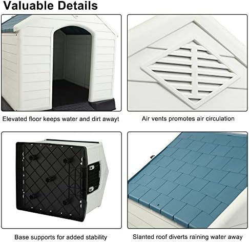 Small plastic dog kennel with door — photo 4