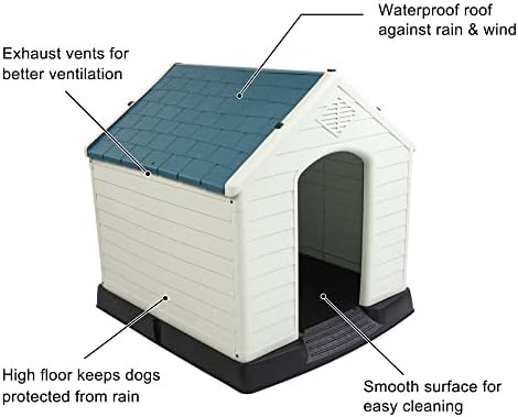 Small plastic dog kennel with door — photo 5