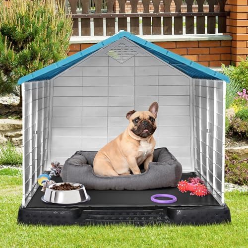 White plastic ventilated indoor pet shelter — photo 3