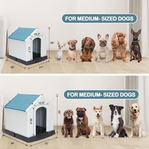 White plastic ventilated indoor pet shelter — photo 4