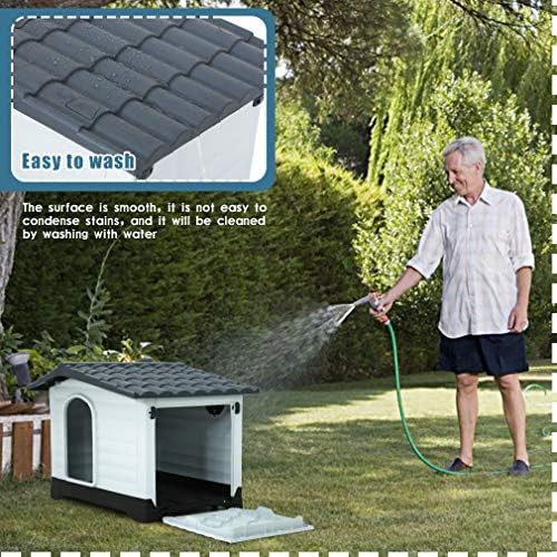 Large grey plastic insulated dog house — photo 5
