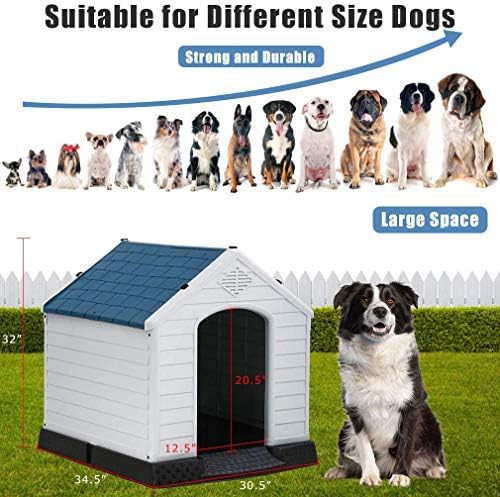 White waterproof plastic pet shelter — photo 4