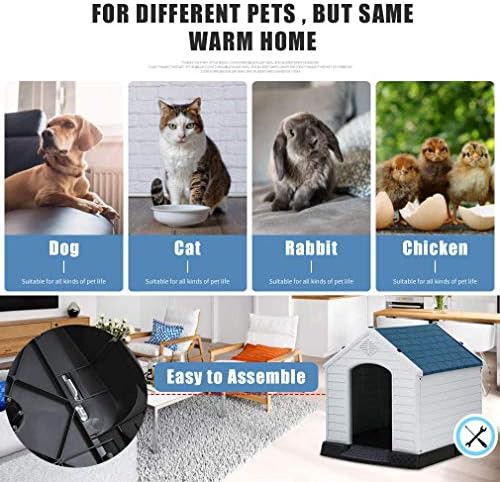 White waterproof plastic pet shelter — photo 5