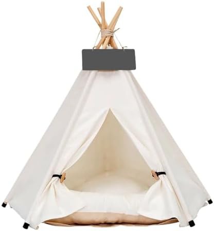 Portable Fabric Teepee Tent for Small Pets