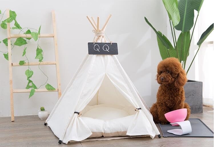 Portable Fabric Teepee Tent for Small Pets — photo 4