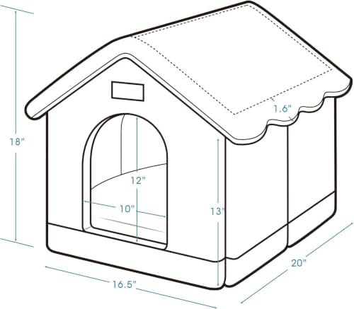 Large indoor fabric dog house for medium dogs — photo 5