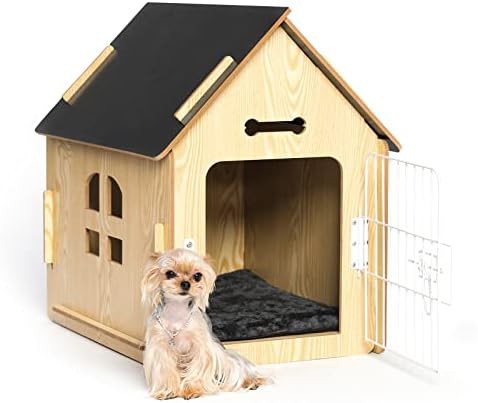 Small wooden indoor house with removable roof
