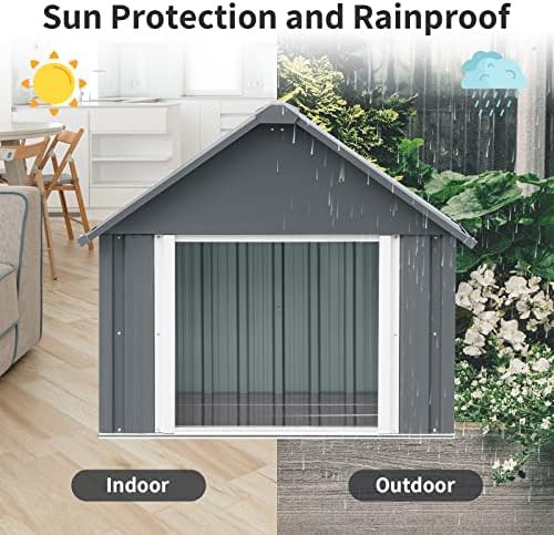 Extra large metal weatherproof dog shelter — photo 4