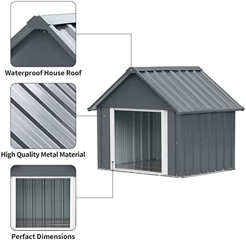 Extra large metal weatherproof dog shelter — photo 5