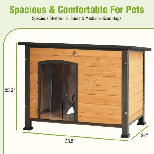 Elevated wooden kennel with iron frame — photo 5