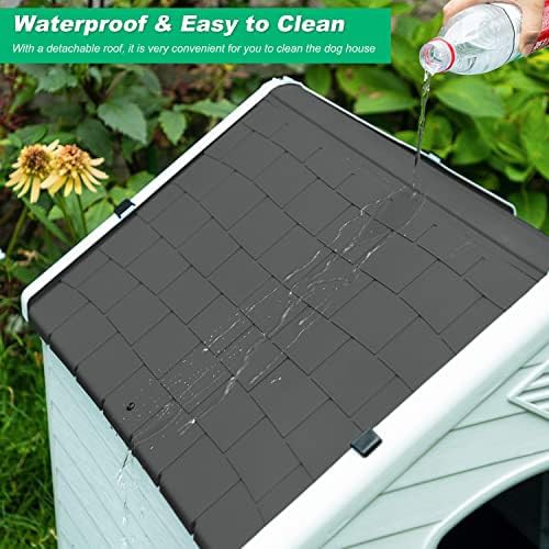 Weatherproof elevated puppy shelter for small dogs — photo 4