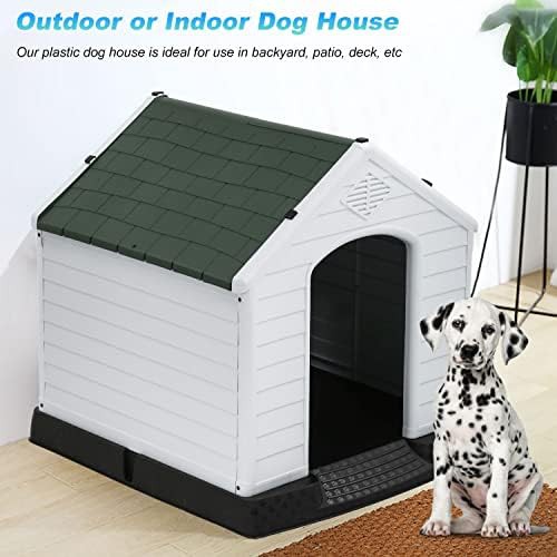 Ventilated outdoor puppy house with plastic walls — photo 3