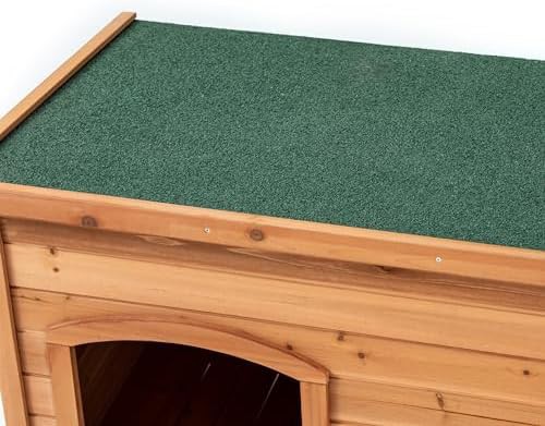 Wooden outdoor kennel with raised floor — photo 5