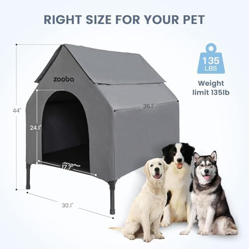 Elevated cot and canopy pet shelter — photo 4