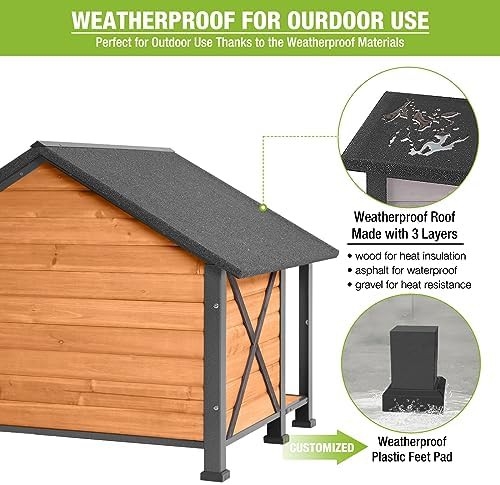 Weatherproof wooden house with raised feet — photo 4