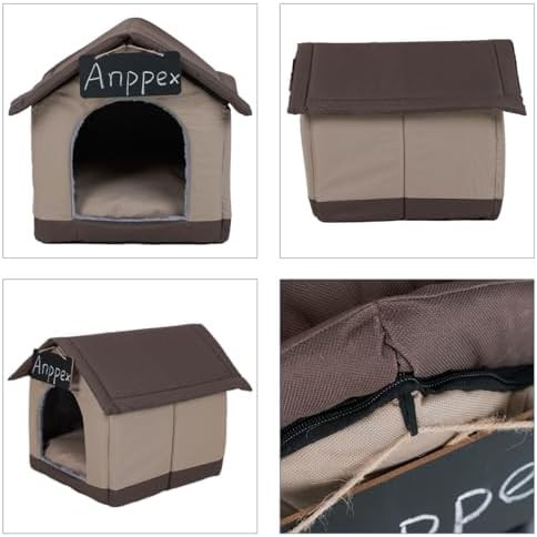 Brown fabric indoor house with cushion — photo 5