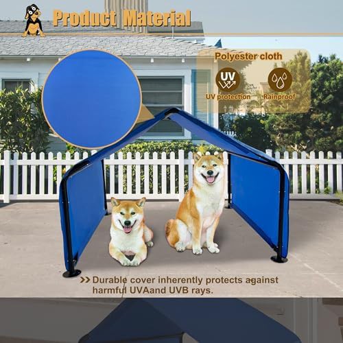 Blue outdoor canopy pet shade tent — photo 5