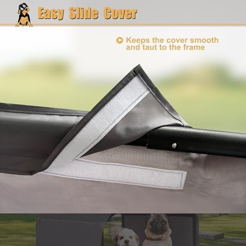 Grey outdoor canopy pet shade tent — photo 4