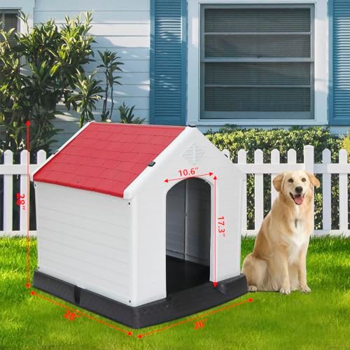Red plastic small dog house — photo 5