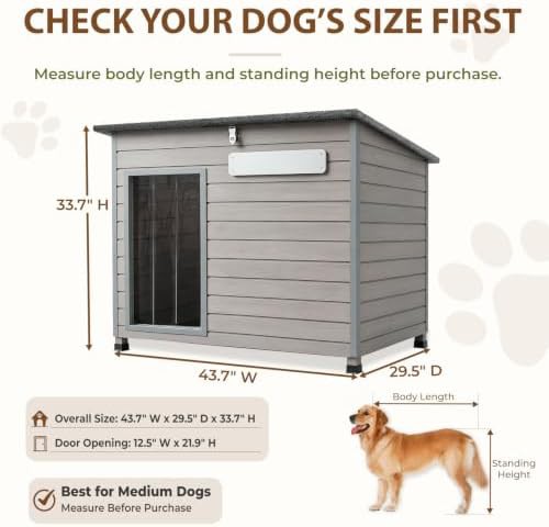 Large natural wood kennel for dogs — photo 4