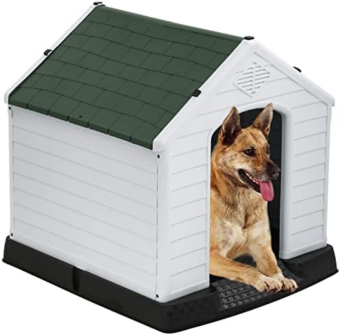 Thermal plastic dog shelter for small breeds