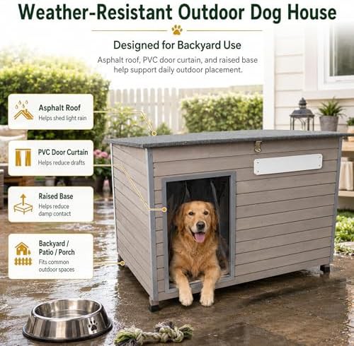 Large wooden kennel with iron frame — photo 4