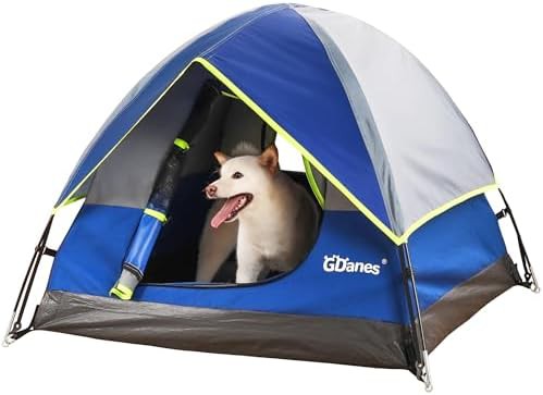 Blue Portable Indoor Dog Tent
