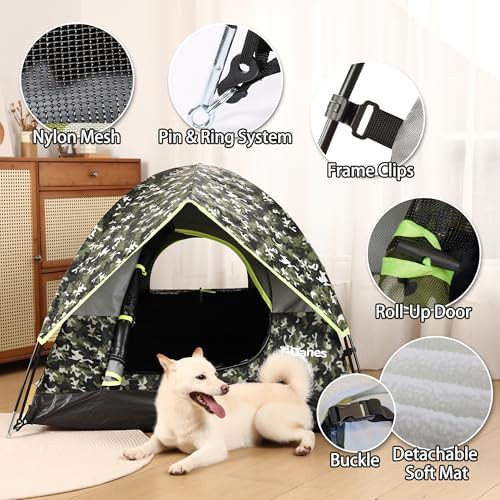 Camouflage Portable Travel Dog Tent — photo 4