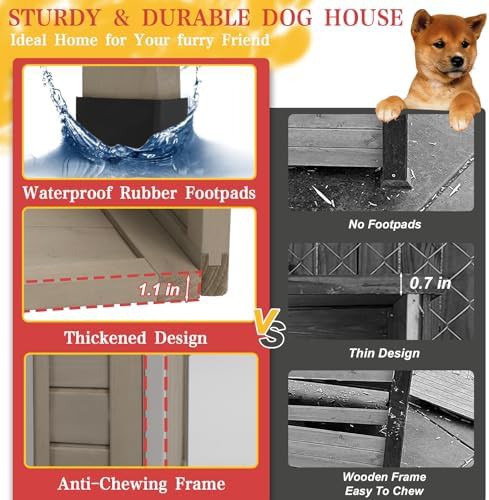 Extra large kennel with asphalt roof — photo 3