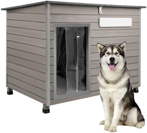 Elevated wooden shelter with metal frame