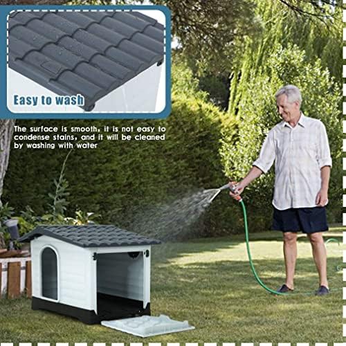 Compact outdoor plastic dog kennel 26 inch — photo 5
