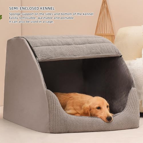 Medium grey fabric memory sponge cave — photo 4