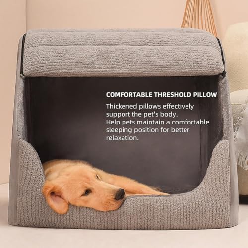 Extra large grey fabric memory sponge cave — photo 5