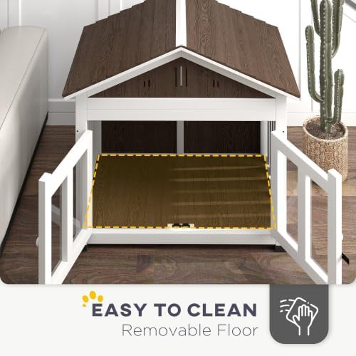 Dark Brown Furniture Style Kennel — photo 4
