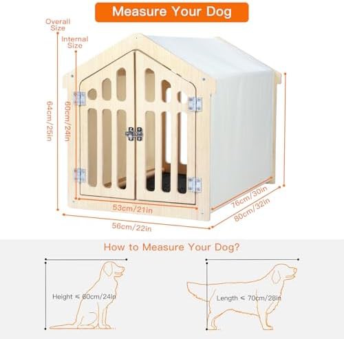 Wooden and oxford fabric indoor kennel — photo 3