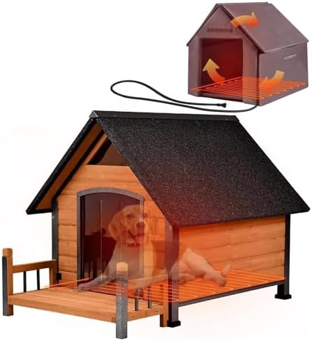 Iron frame waterproof heated kennel