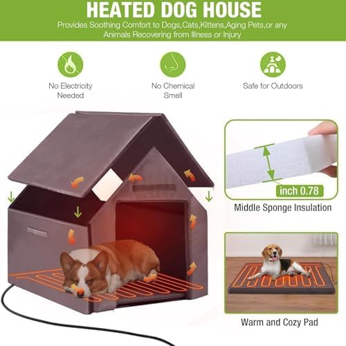 Iron frame waterproof heated kennel — photo 4