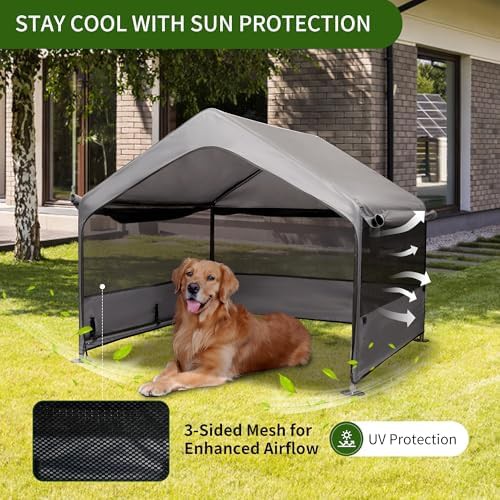 Extra Large Metal Frame Outdoor Shade Tent — photo 5