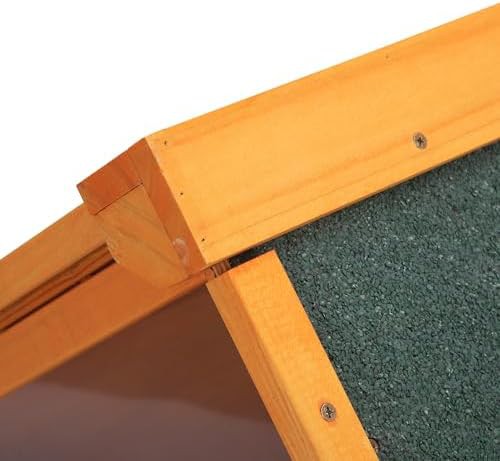 Small wooden pet shelter with PVC curtain — photo 5