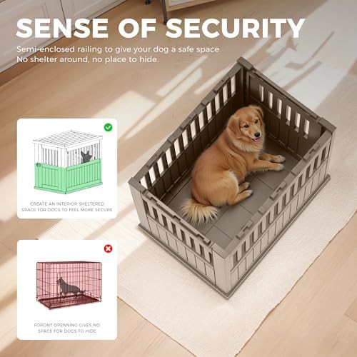 Weatherproof plastic dog house with air vents — photo 4