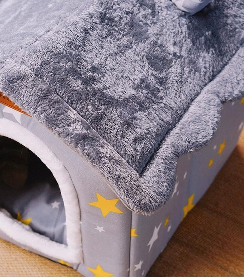 Foldable Indoor Puppy Cave and Pet Bed — photo 3