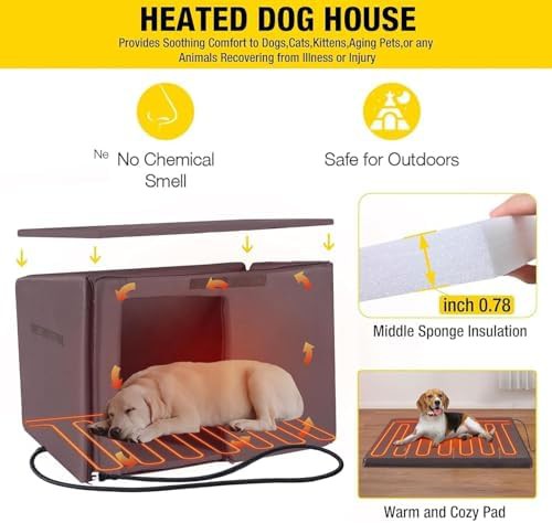 Heated kennel with insulated liner — photo 3