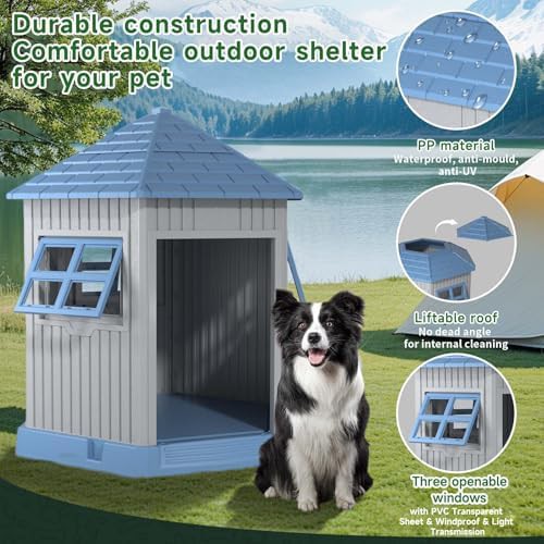 Small elevated kennel with side window — photo 3