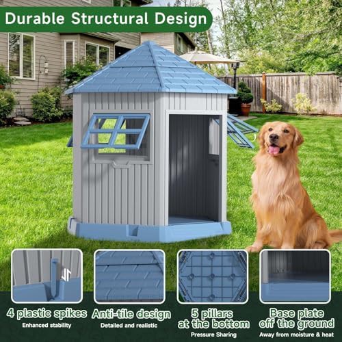Small elevated kennel with side window — photo 4