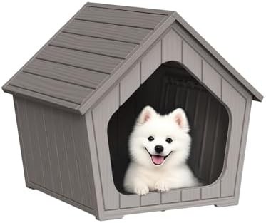Small resin shelter with porch design