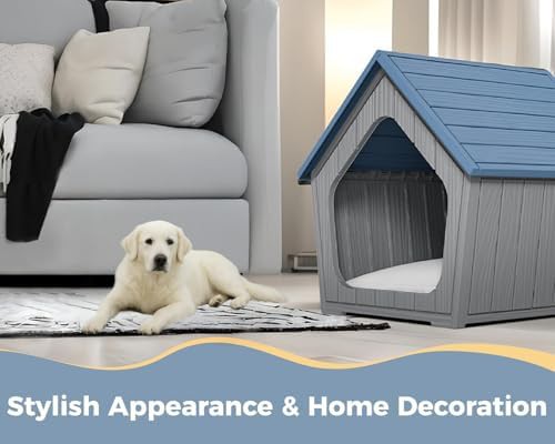 Blue small indoor and outdoor house — photo 3