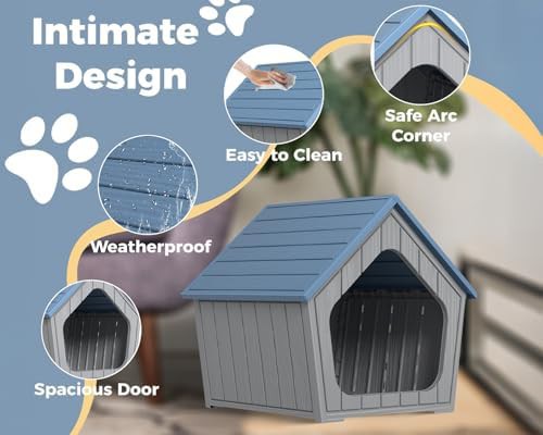 Blue small indoor and outdoor house — photo 4