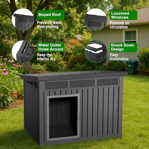 Resin outdoor kennel for farm animals — photo 4