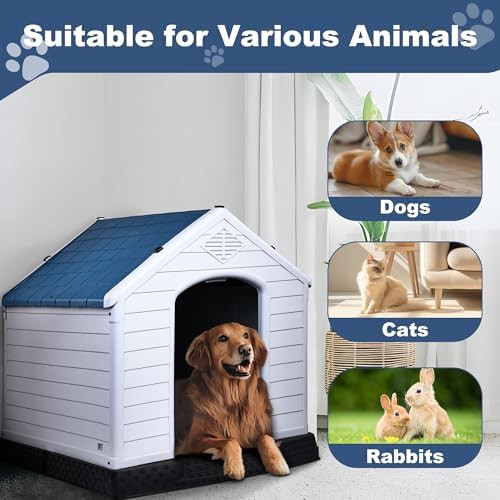 Insulated plastic kennel with air vents — photo 5