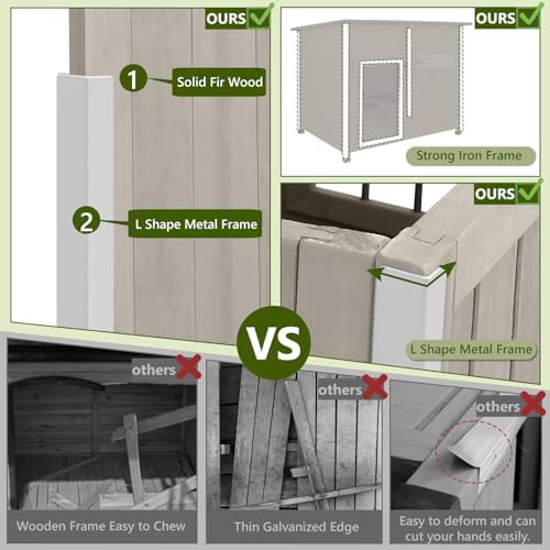 Weatherproof wooden house for medium dogs — photo 3